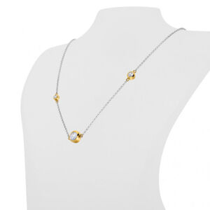 SOFIA stříbrný náhrdelník AEAN0336Z/RG