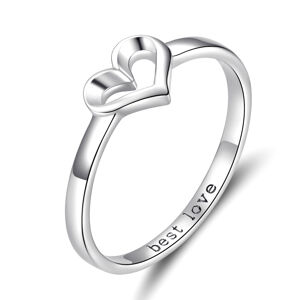 Royal Fashion prsten Tvar lásky SCR578 Velikost: 7 (EU: 54-56)