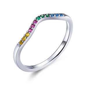 Royal Fashion prsten Duhová vlnka SCR636 Velikost: 7 (EU: 54-56)