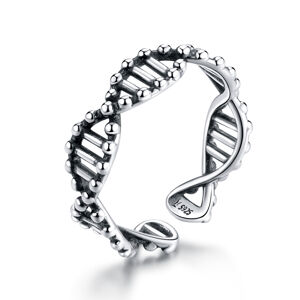 Royal Fashion nastavitelný smaltovaný prsten DNA SCR643 Velikost: Univerzální 52-60 mm