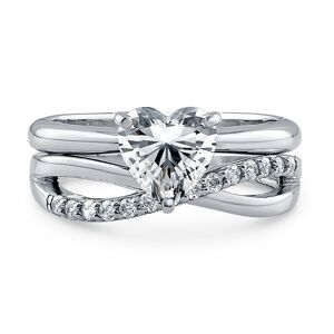 Emporial stříbrný prsten 2v1 Nekonečná láska MA-R0442-SILVER Velikost: 10 (EU: 61-63)
