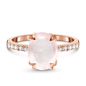 Royal Exklusive Emporial prsten s drahokamem růženínem a drahokamy topazy14k růžové zlato Vermeil GU-DR10789R-ROSEGOLD-ROSEQUARTZ-TOPAZ Velikost: 10 …