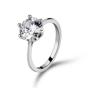 Emporial stříbrný rhodiovaný prsten Princeznin klenot MA-MR1006-SILVER Velikost: 10 (EU: 61-63)