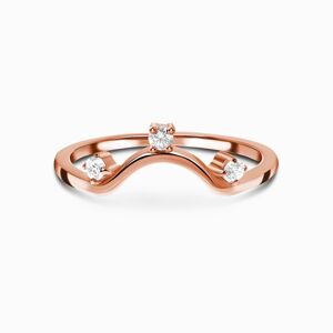 Royal Exklusive Royal Fashion prsten Korunka s drahokamy topazy 14k růžové zlato Vermeil GU-DR8849R-ROSEGOLD-TOPAZ Velikost: 10 (EU: 61-63)