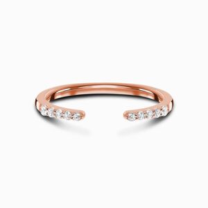 Royal Exklusive Royal Fashion prsten Otevřený s drahokamy topazy 14k růžové zlato Vermeil GU-DR8937R-ROSEGOLD-TOPAZ Velikost: 10 (EU: 61-63)