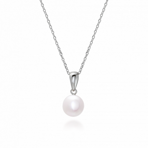 SOFIA stříbrný náhrdelník s perlou WWPS131405N-1-CSF1