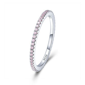 Royal Fashion prsten Třpytivá linie SCR066-J Velikost: 8 (EU: 57-58)
