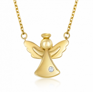 SOFIA zlatý náhrdelník anděl AUALMA54J2P-AU
