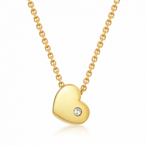 SOFIA zlatý náhrdelník se srdíčkem PAK12111G