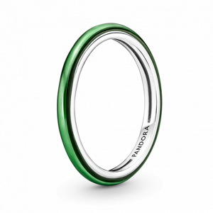 PANDORA ME prsten se zelenou glazurou 199655C03