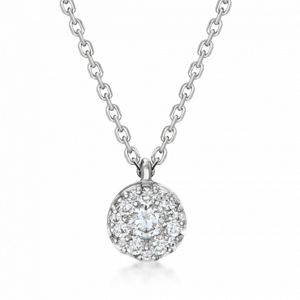 SOFIA DAMONDS zlatý náhrdelník kruh s diamanty 0,158 ct GEMCS28502-15