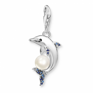 THOMAS SABO přívěsek charm Dolphin with pearl silver 1889-664-7