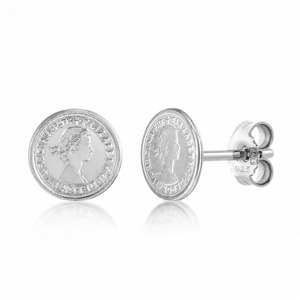 SOFIE stříbrné náušnice mince AMORGG5352
