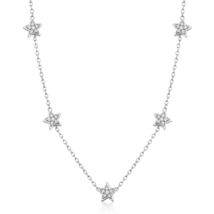 SOFIA stříbrný náhrdelník s hvězdičkami CONZB110223