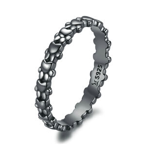 Linda's Jewelry Stříbrný prsten Černá Tlapka Ag 925/1000 IPR121 Velikost: 56