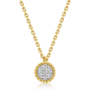 SOFIA DIAMONDS zlatý náhrdelník s diamanty 0,11 ct GEMCS32198-32