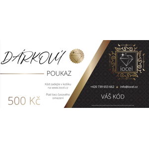 iocel.cz Dárkový poukaz IV001 Hodnota voucheru: 500 Kč